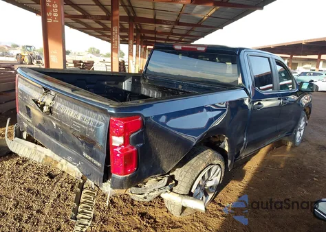 2022 Chevrolet Silverado 1500 2Wd Short Bed Custom z USA, uszkodzony, nr VIN 1GCPABEKSNZ598042